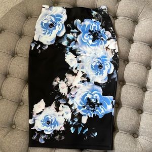 Apt. 9 floral pencil skirt